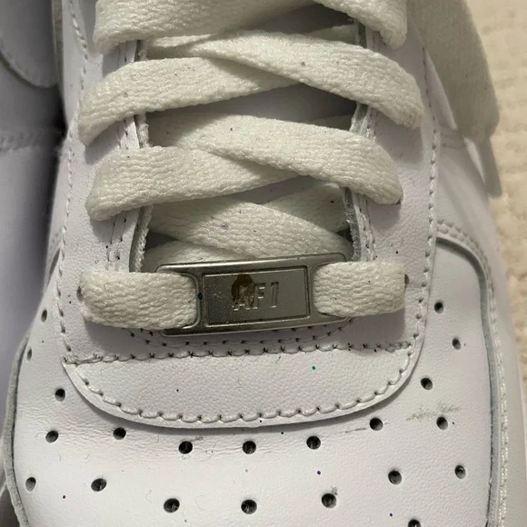 Women’s Nike Air Force 1 low 07 white/white size 11.5/ men’s size 10 - Picture 4 of 11